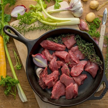 Bio Weiderind-Ragout Natur Konkret - Onlineshop Bio Weiderind-Ragout